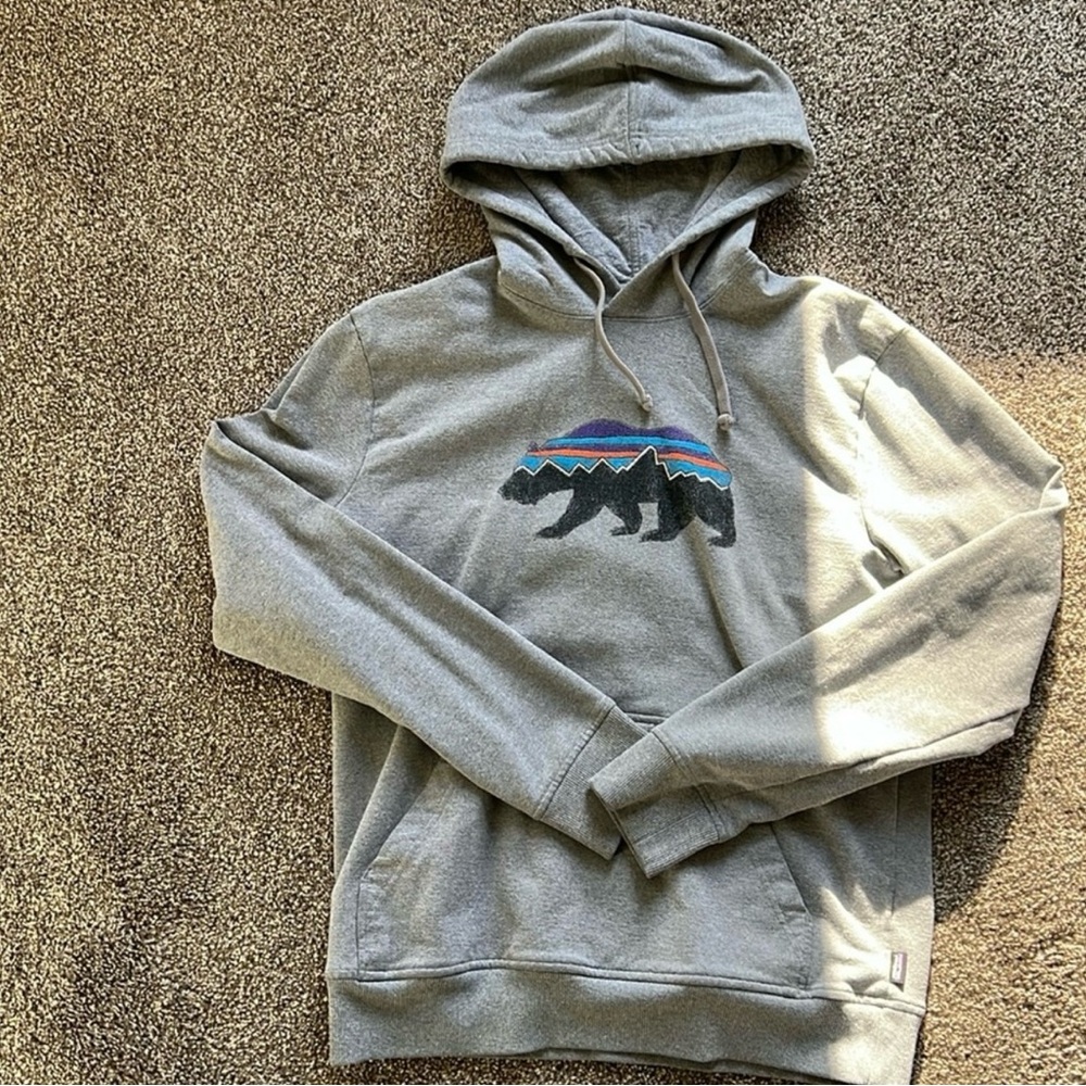 Men’s Patagonia bear logo hoodie